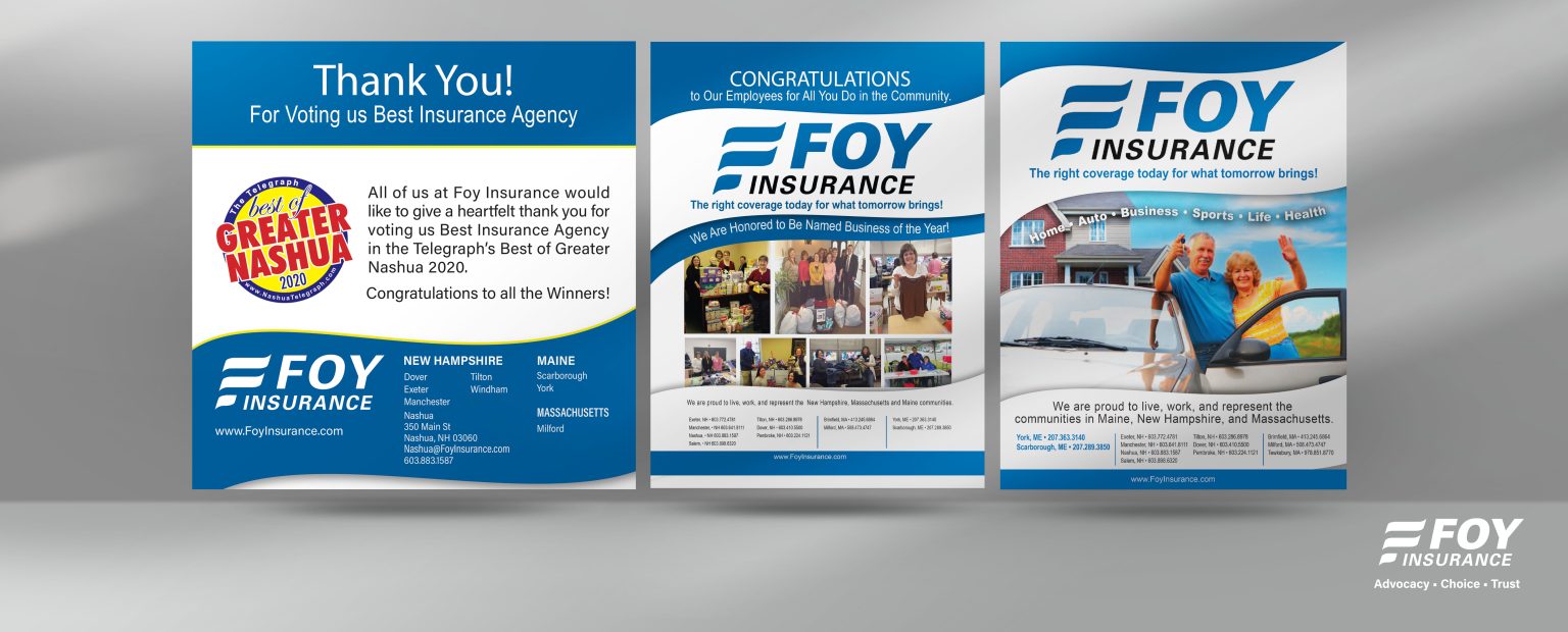 Flyer development for FOY Insurance